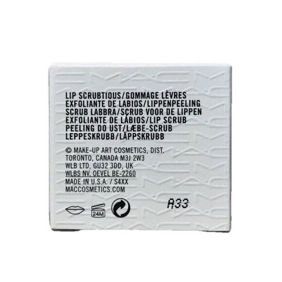 MAC Cosmetics Lip Scrubtious Sugar-Based Exfoliator Sweet Vanilla 0.4 oz/ 14 mL - Picture 6 of 7